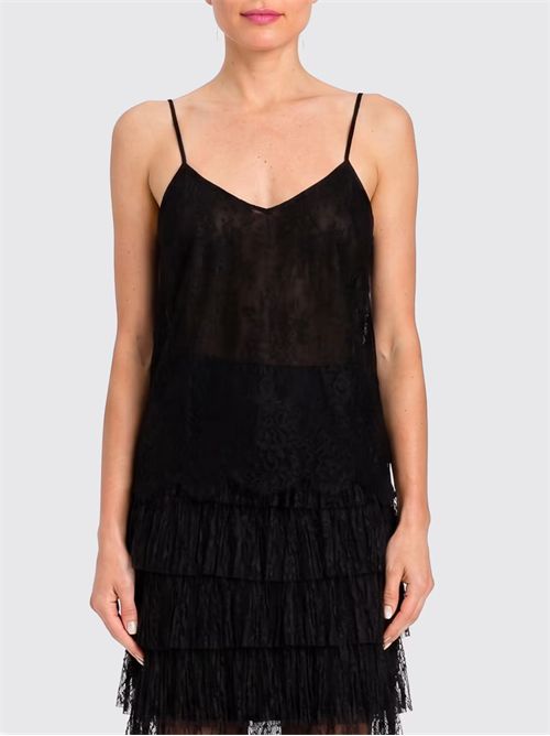 Top smerlato ricamato in pizzo TWINSET | TP2774/00006